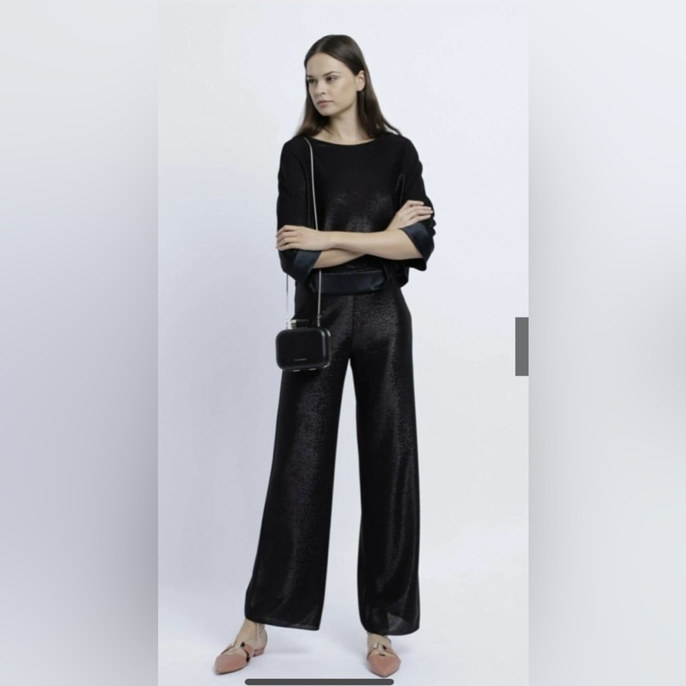 EMPORIO ARMANI Blouses. satin,jersey, lamé,no appliqués solid color,lightweight​